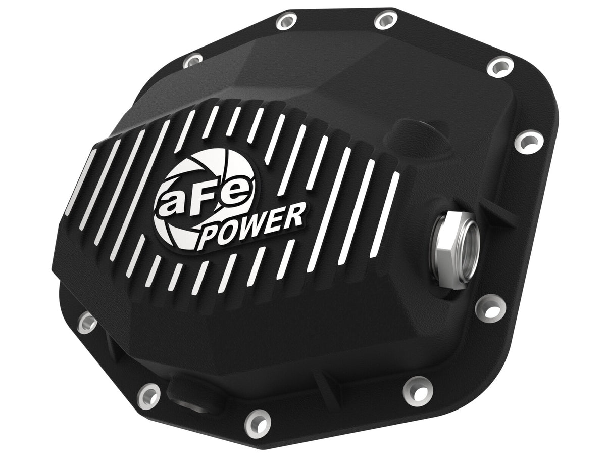 Pro Series Rear Differential Cover Black w/ Machined Fins Ram 1500 Trx 21-24/1500 Rho 25-26