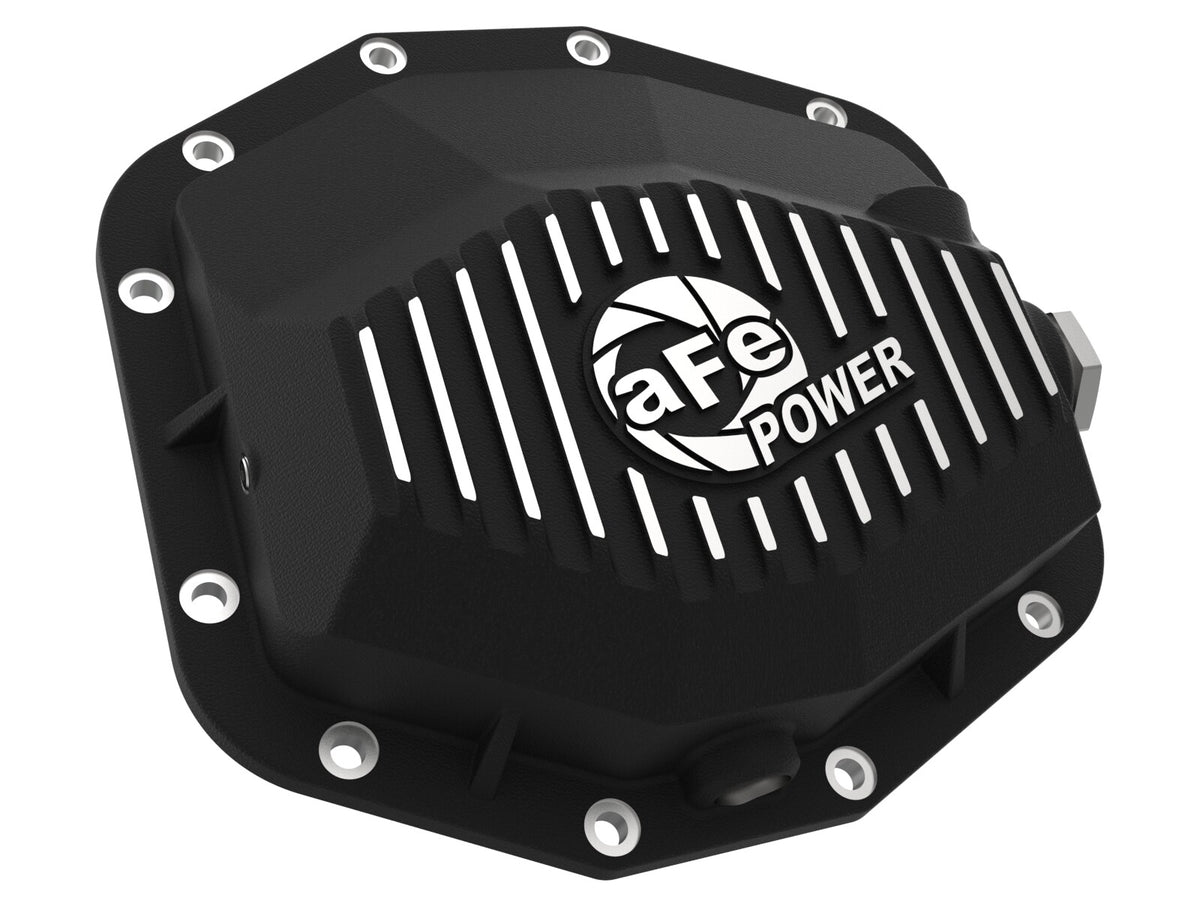 Pro Series Rear Differential Cover Black w/ Machined Fins Ram 1500 Trx 21-24/1500 Rho 25-26