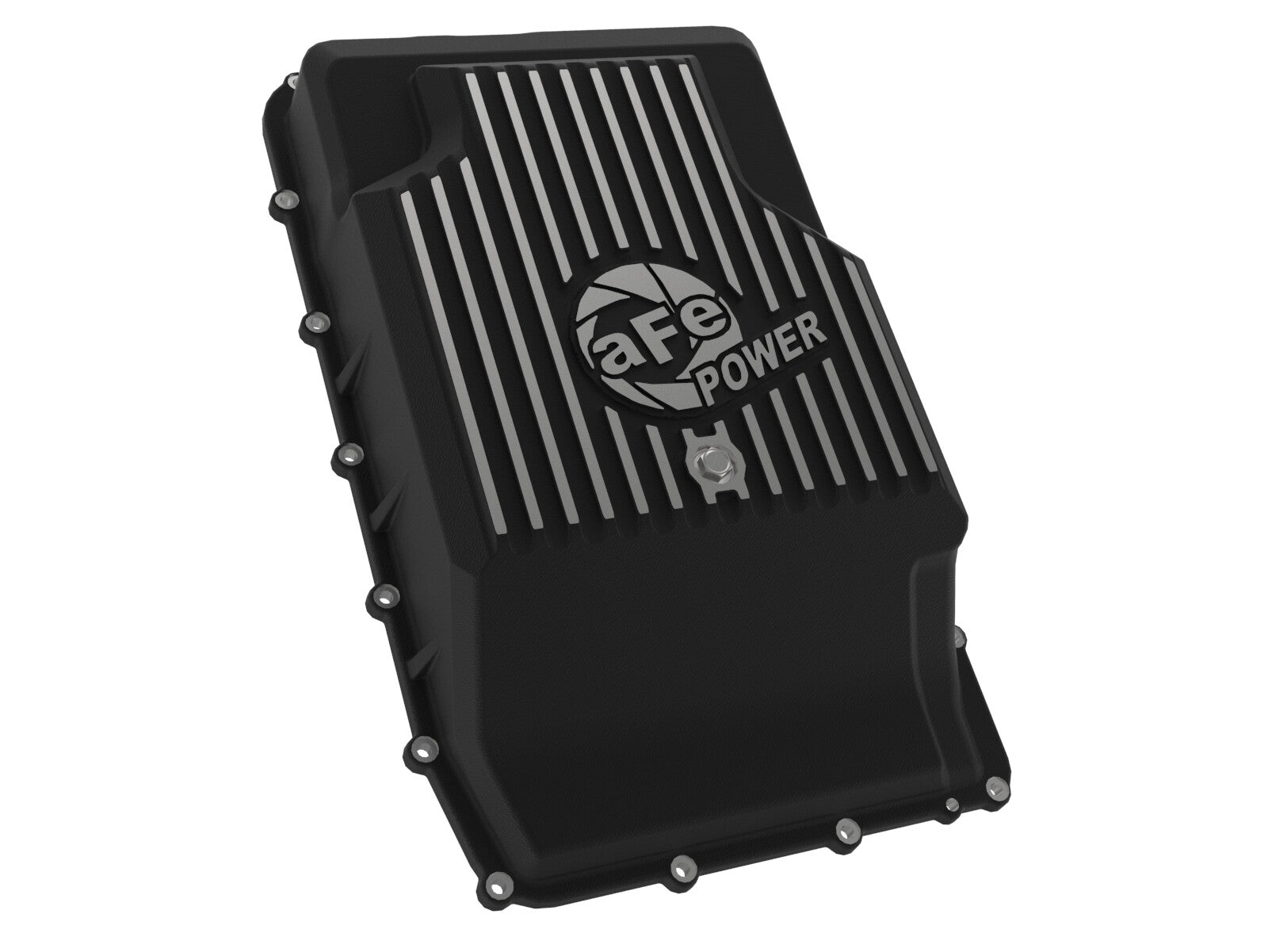Pro Series Transmission Pan Black w/ Machined Fins Ford Trucks/SUVs 17-25 (10R60/10R80)