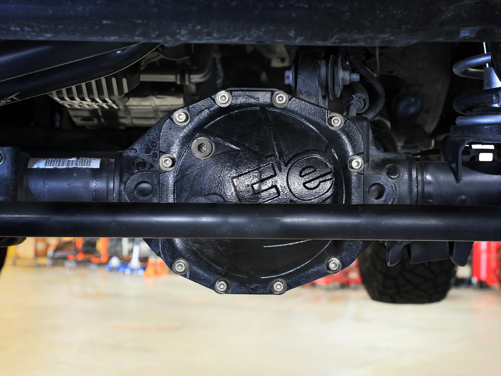 Pro Series Front Differential Cover Black Jeep Wrangler (Jl) 18-26/Gladiator (Jt) 20-26 (Dana M210)