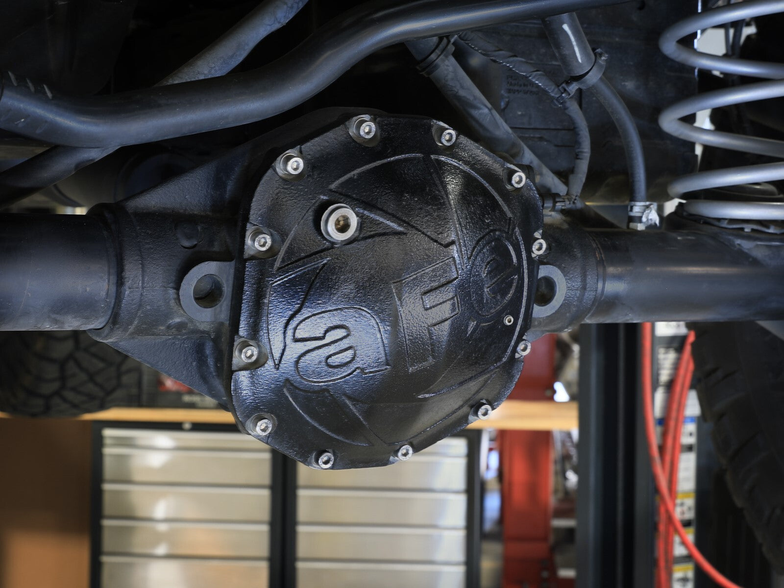 Pro Series Rear Differential Cover Black Jeep Wrangler (Jl) 18-26 L4-2.0L Turbo/V6-3.6L (Dana M220)