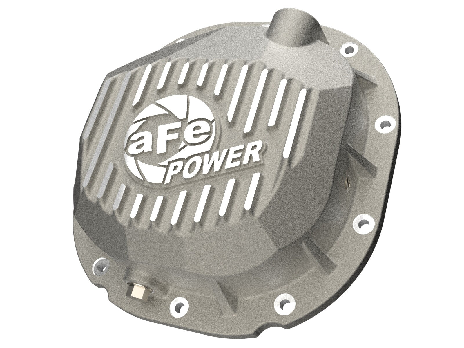 Street Series Rear Differential Cover Raw w/ Machined Fins Ford F-150 90-14 (Ford 8.8)