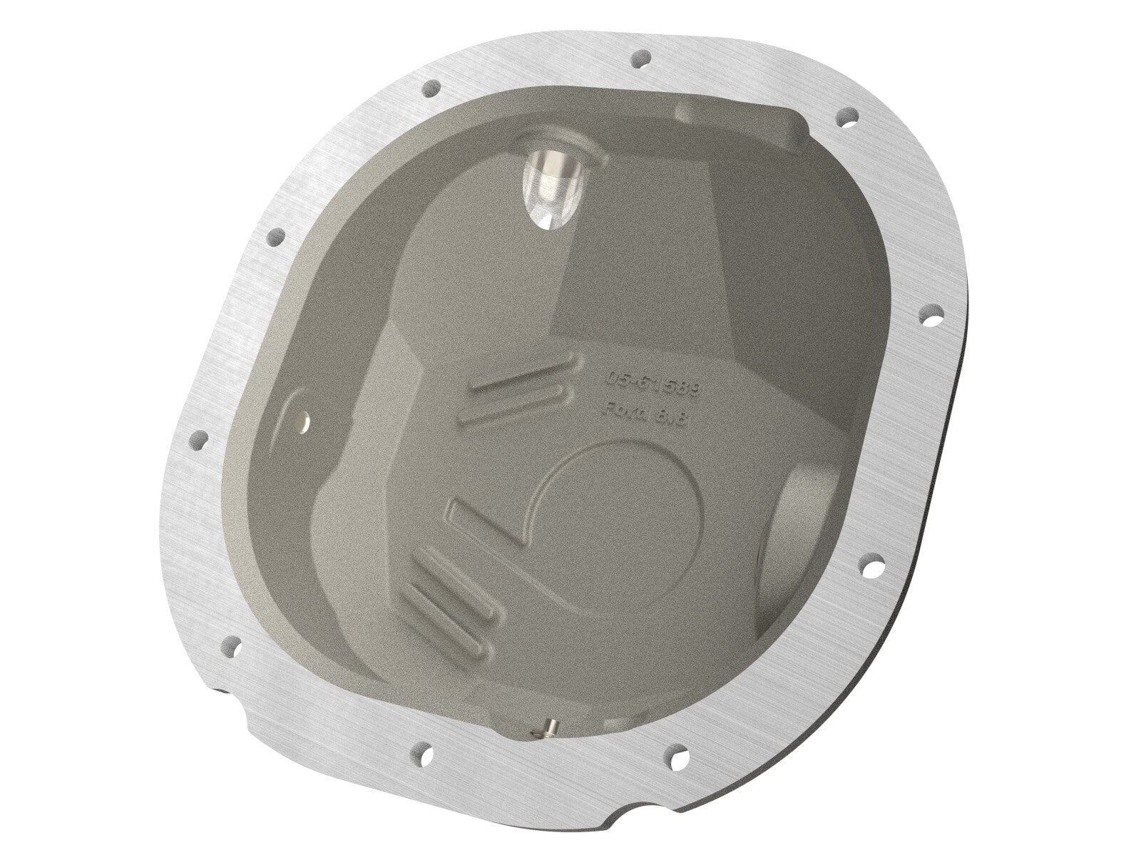 Street Series Rear Differential Cover Raw w/ Machined Fins Ford F-150 90-14 (Ford 8.8)