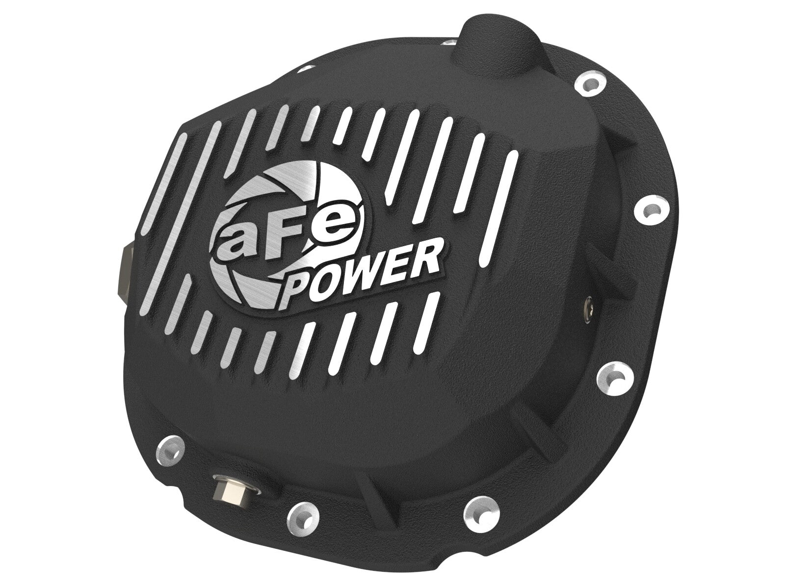 Pro Series Rear Differential Cover Black w/ Machined Fins Ford F-150 90-14 (Ford 8.8)