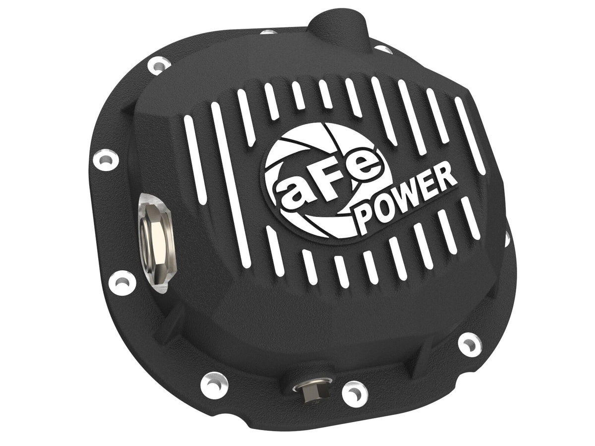 Pro Series Rear Differential Cover Black w/ Machined Fins Ford F-150 90-14 (Ford 8.8)