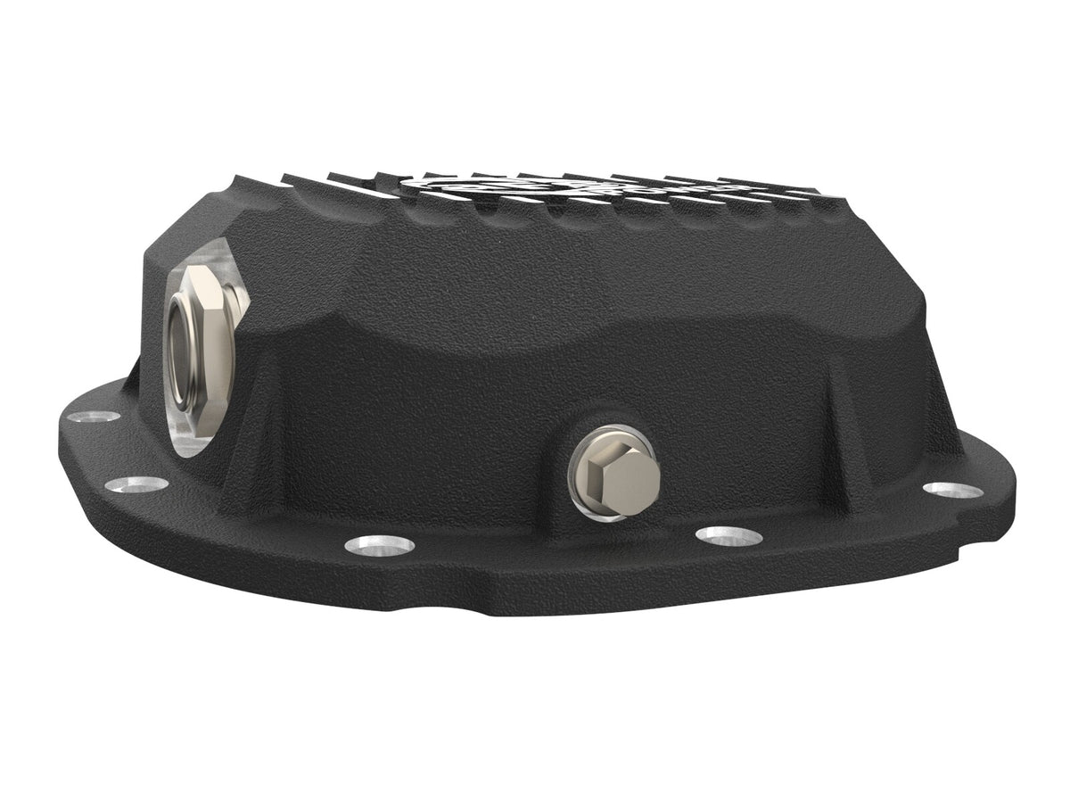 Pro Series Rear Differential Cover Black w/ Machined Fins Ford F-150 90-14 (Ford 8.8)