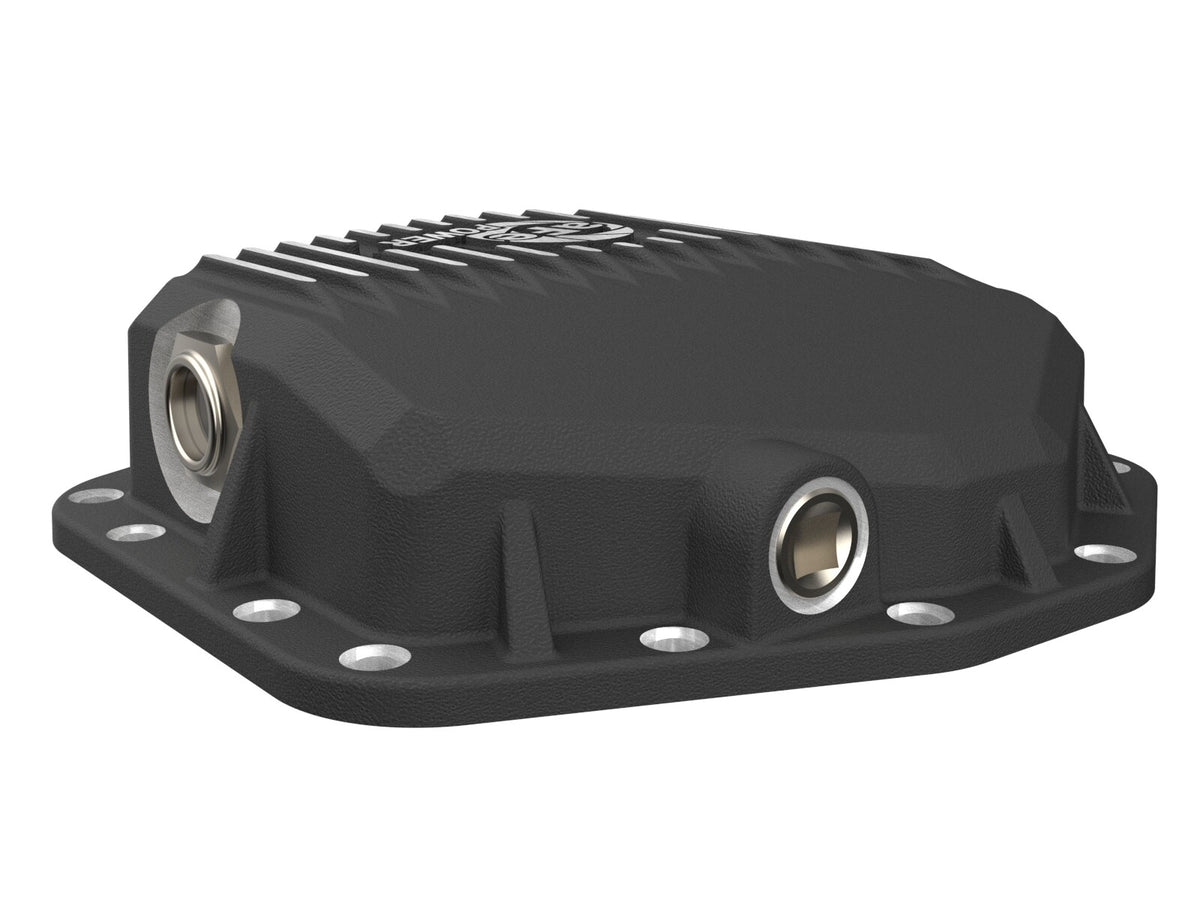 Pro Series Rear Differential Cover Black w/ Machined Fins Ford Bronco Raptor 22-26 V6-3.0L Twin Turbo