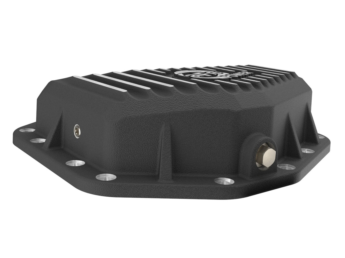 Pro Series Rear Differential Cover Black w/ Machined Fins Ford Bronco Raptor 22-26 V6-3.0L Twin Turbo
