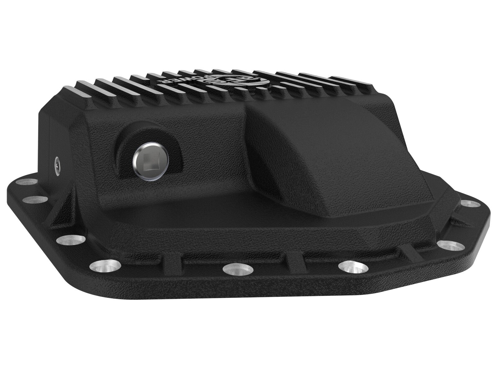 Pro Series Front Differential Cover Black w/ Machined Fins Ford F-250/350 23-26
