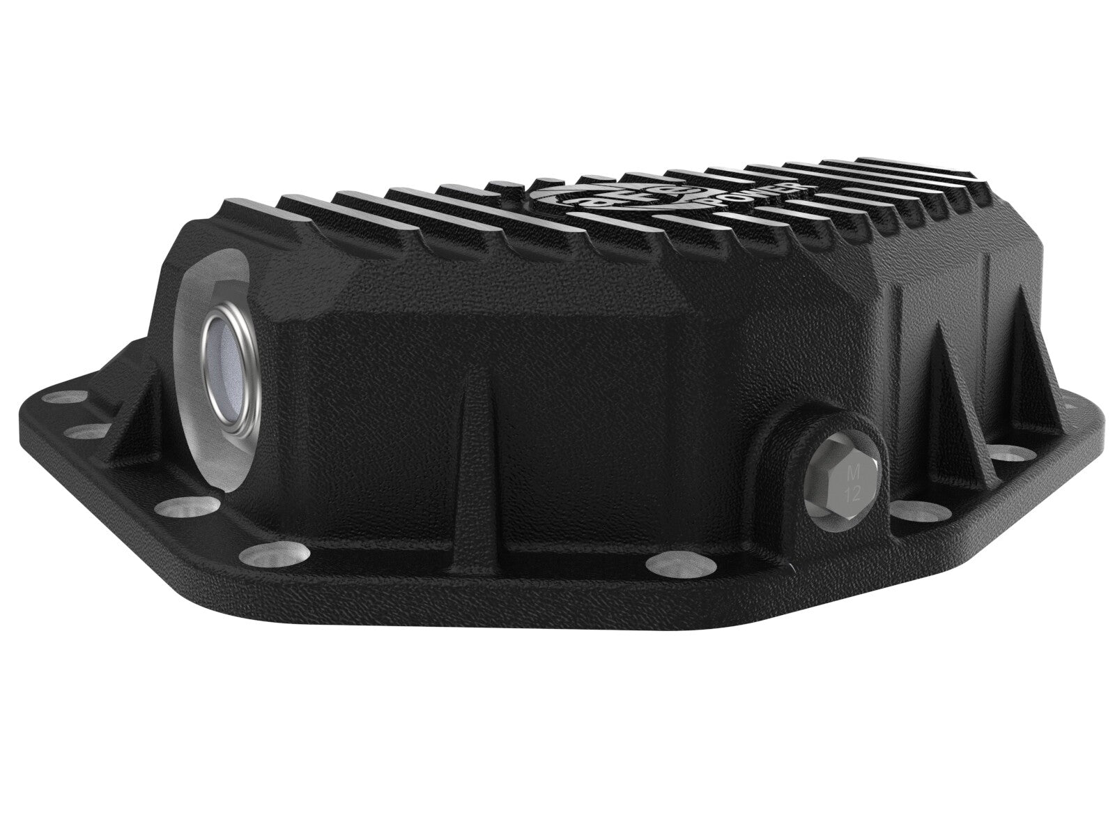 Pro Series Front Differential Cover Black w/ Machined Fins Ford F-250/350 23-26