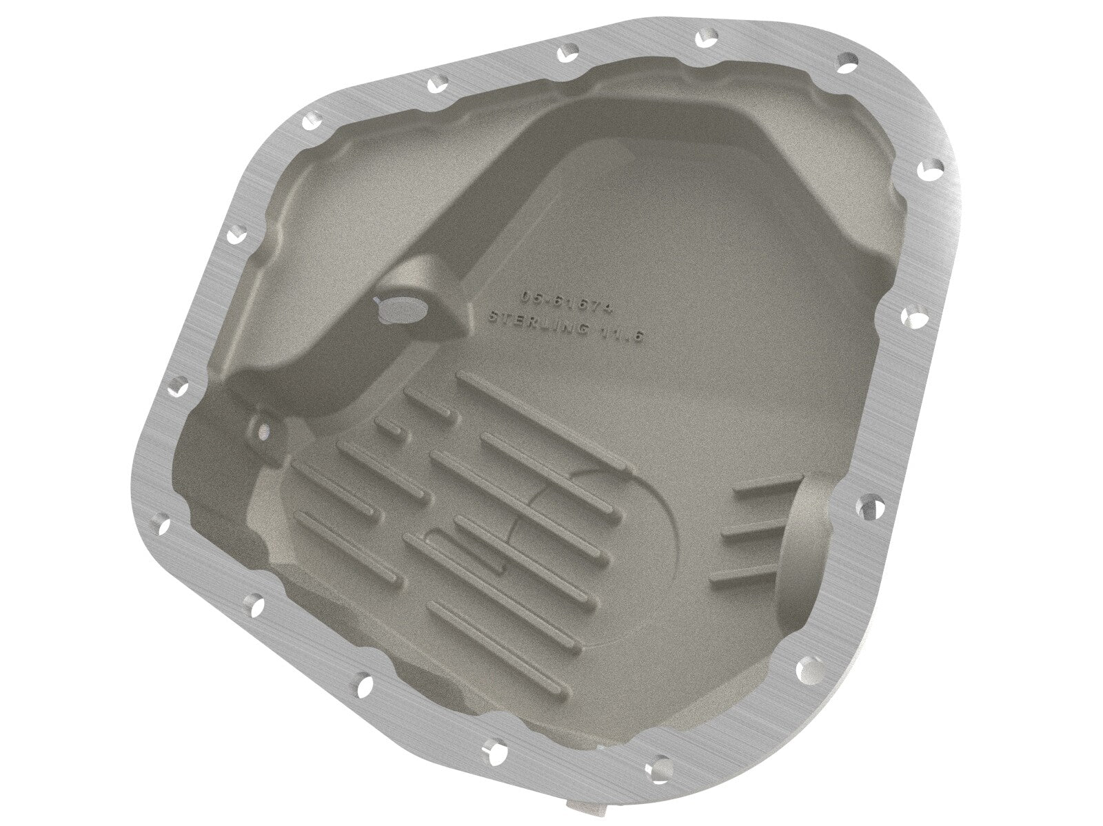 Street Series Rear Differential Cover Raw w/ Machined Fins Ford F-250/350 23-26 V8 (Sterling 11.6)
