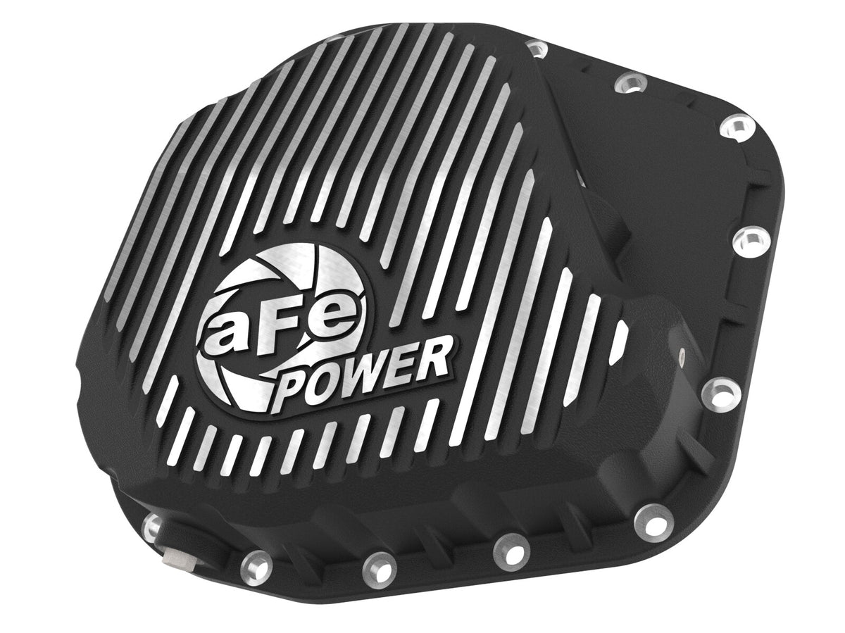 Pro Series Rear Differential Cover Black w/ Machined Fins Ford F-250/350 23-26 V8 (Sterling 11.6)