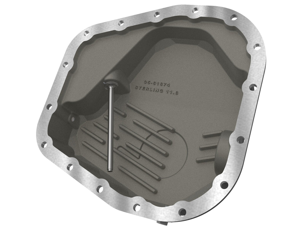 Pro Series Rear Differential Cover Black w/ Machined Fins Ford F-250/350 23-26 V8 (Sterling 11.6)