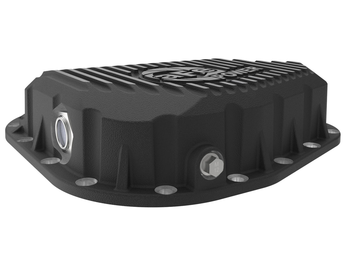 Pro Series Rear Differential Cover Black w/ Machined Fins Ford F-250/350 23-26 V8 (Sterling 11.6)
