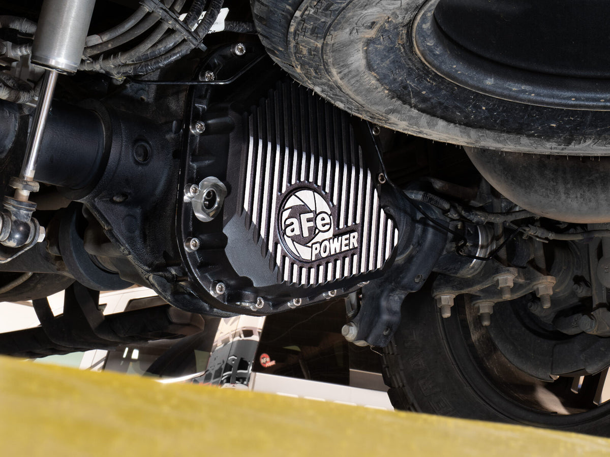 Pro Series Rear Differential Cover Black w/ Machined Fins Ford F-250/350 23-26 V8 (Sterling 11.6)
