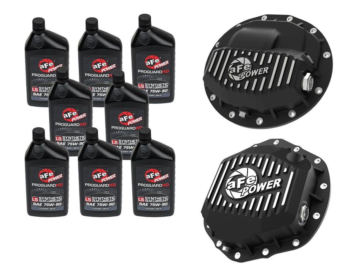 Front and Rear Diff Guard Package w/ Oil Ram Diesel Trucks 19-26 L6-6.7L Turbo Diesel