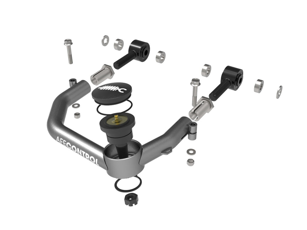 aFe Control Tubular Ball Joint Upper Control Arm Kit Gray Toyota Tacoma 05-23 L4-2.7L/V6-3.5/4.0L
