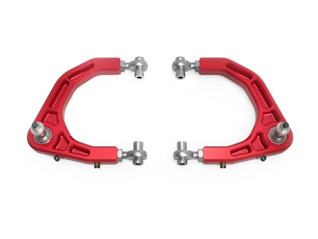 aFe Control Billet Uniball Upper Control Arm Kit Red Toyota Tundra 22-26 V6-3.4L Twin Turbo