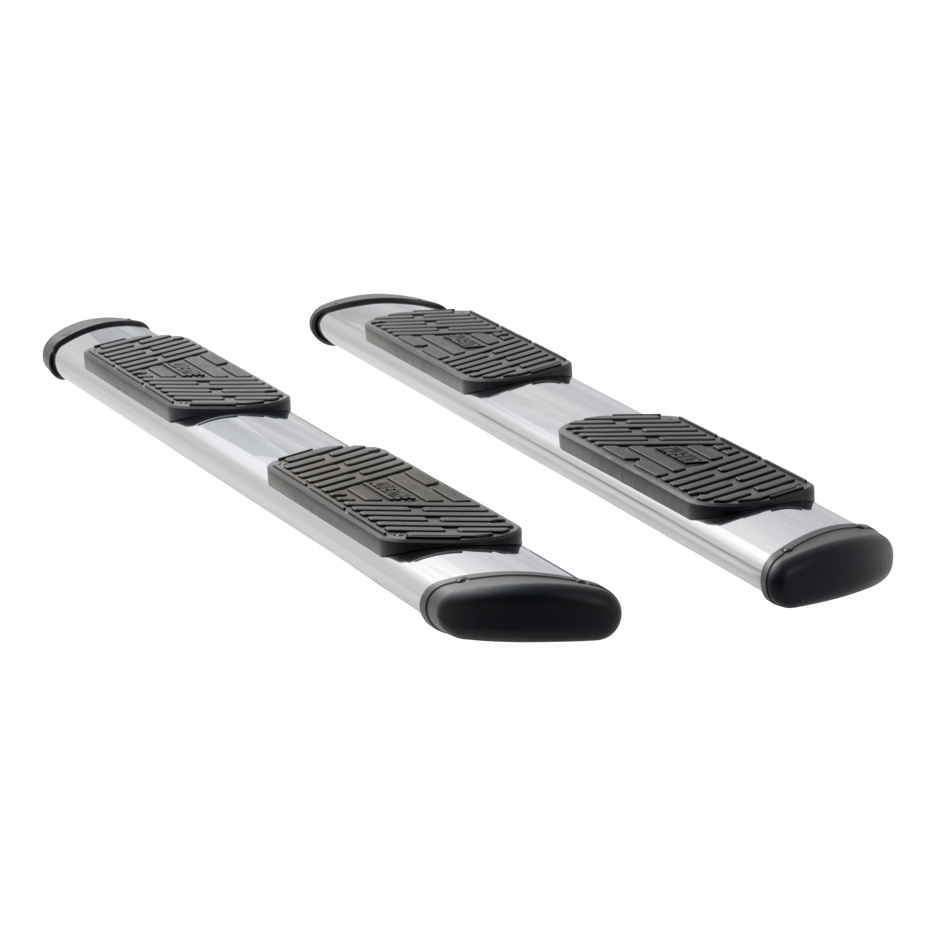 LUVERNE Regal 7 Polished Stainless 88" Oval Side Steps, 2017-2019 Ford F-250/F-350/F-450 Super Duty