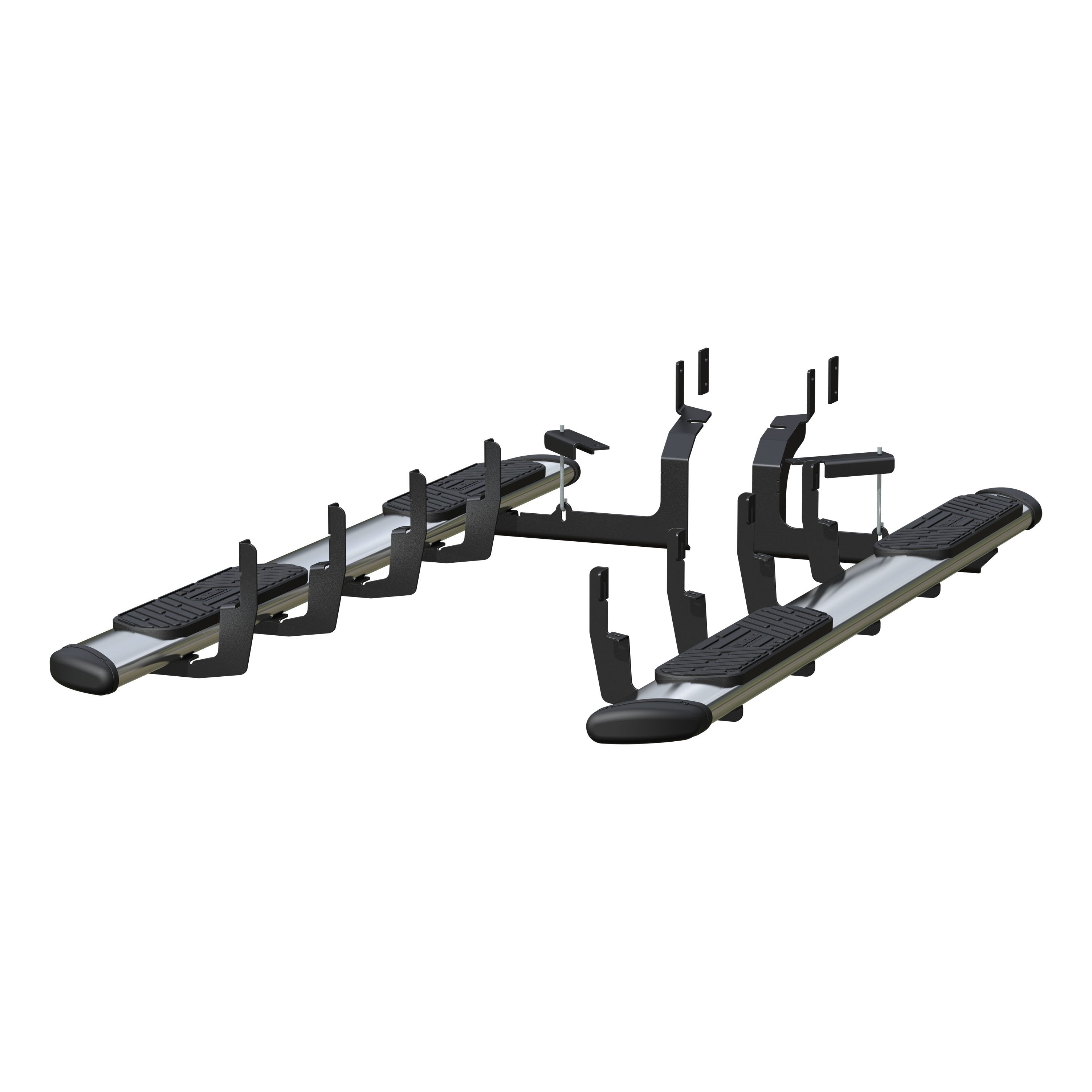 LUVERNE Regal 7 Polished Stainless 93" Oval W2W Steps, 2020-2026 Chevy/GMC Silverado/Sierra 2500HD, 2020-2026 Chevy/GMC Silverado/Sierra 3500HD