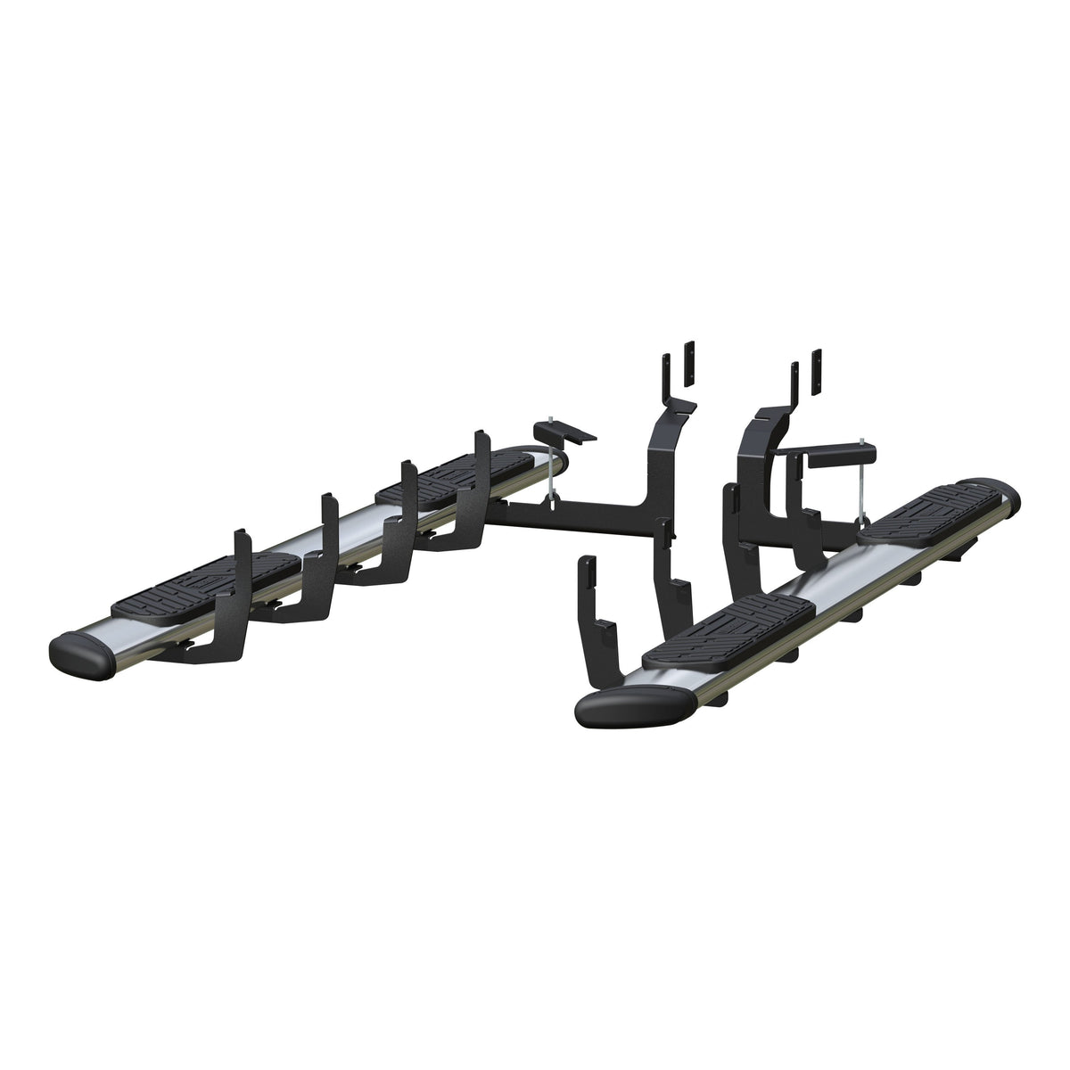 LUVERNE Regal 7 Polished Stainless 93" Oval W2W Steps, 2020-2026 Chevy/GMC Silverado/Sierra 2500HD/3500HD