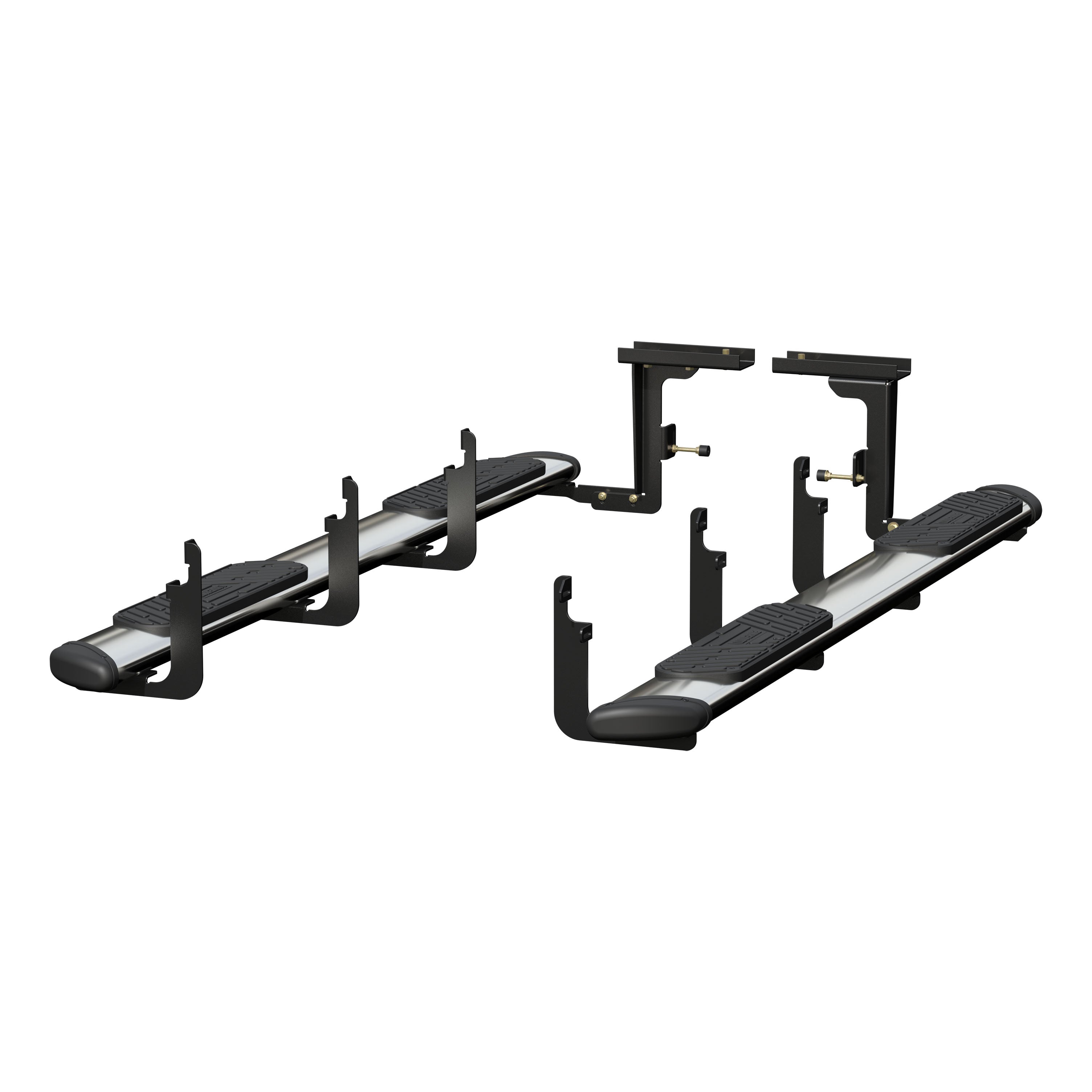 LUVERNE Regal 7 Polished Stainless 93" Oval W2W Steps, 2017-2026 Ford F-250/F-350/F-450 Super Duty