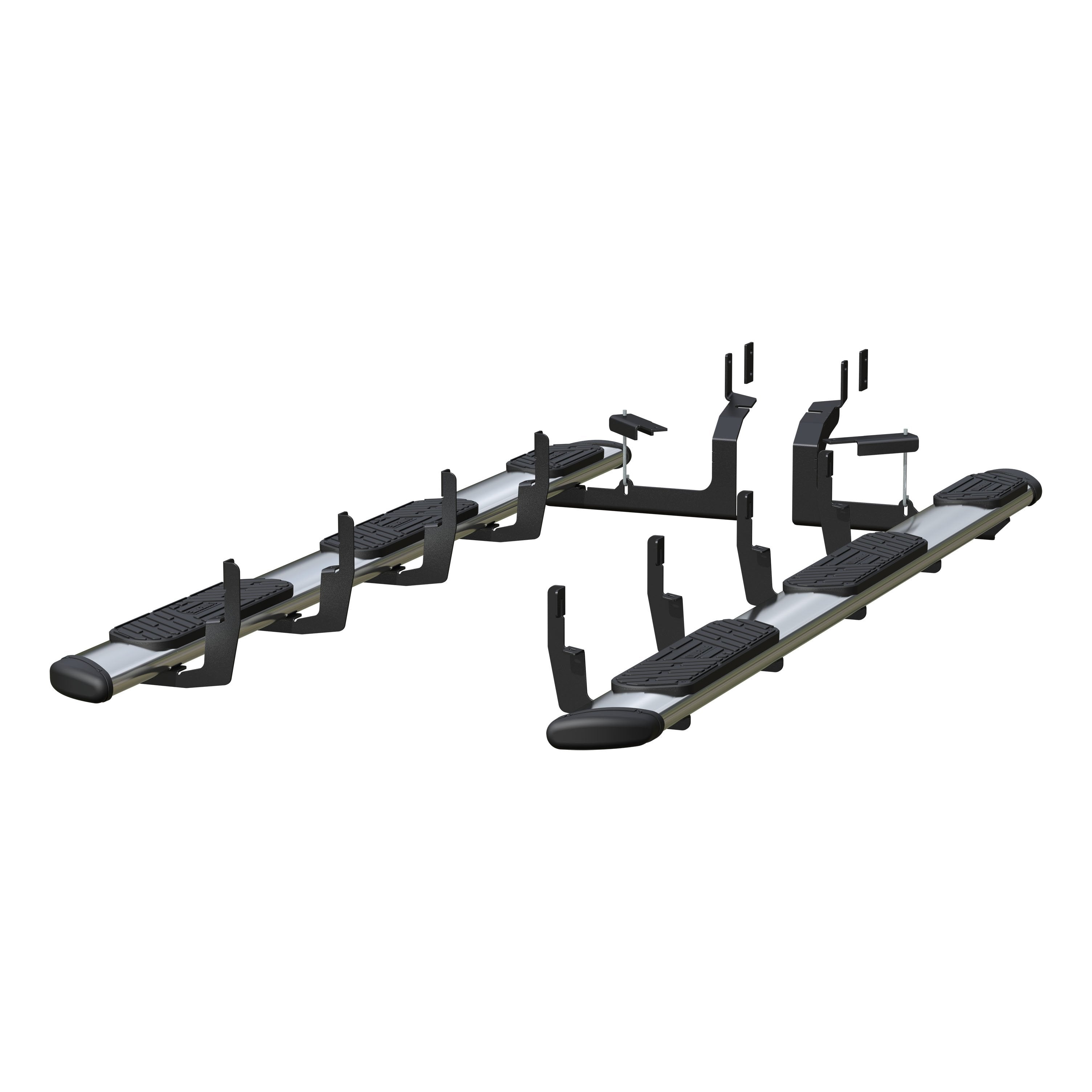 LUVERNE Regal 7 Polished Stainless 114" Oval W2W Steps, 2020-2026 Chevy/GMC Silverado/Sierra 2500HD, 2020-2026 Chevy/GMC Silverado/Sierra 3500HD