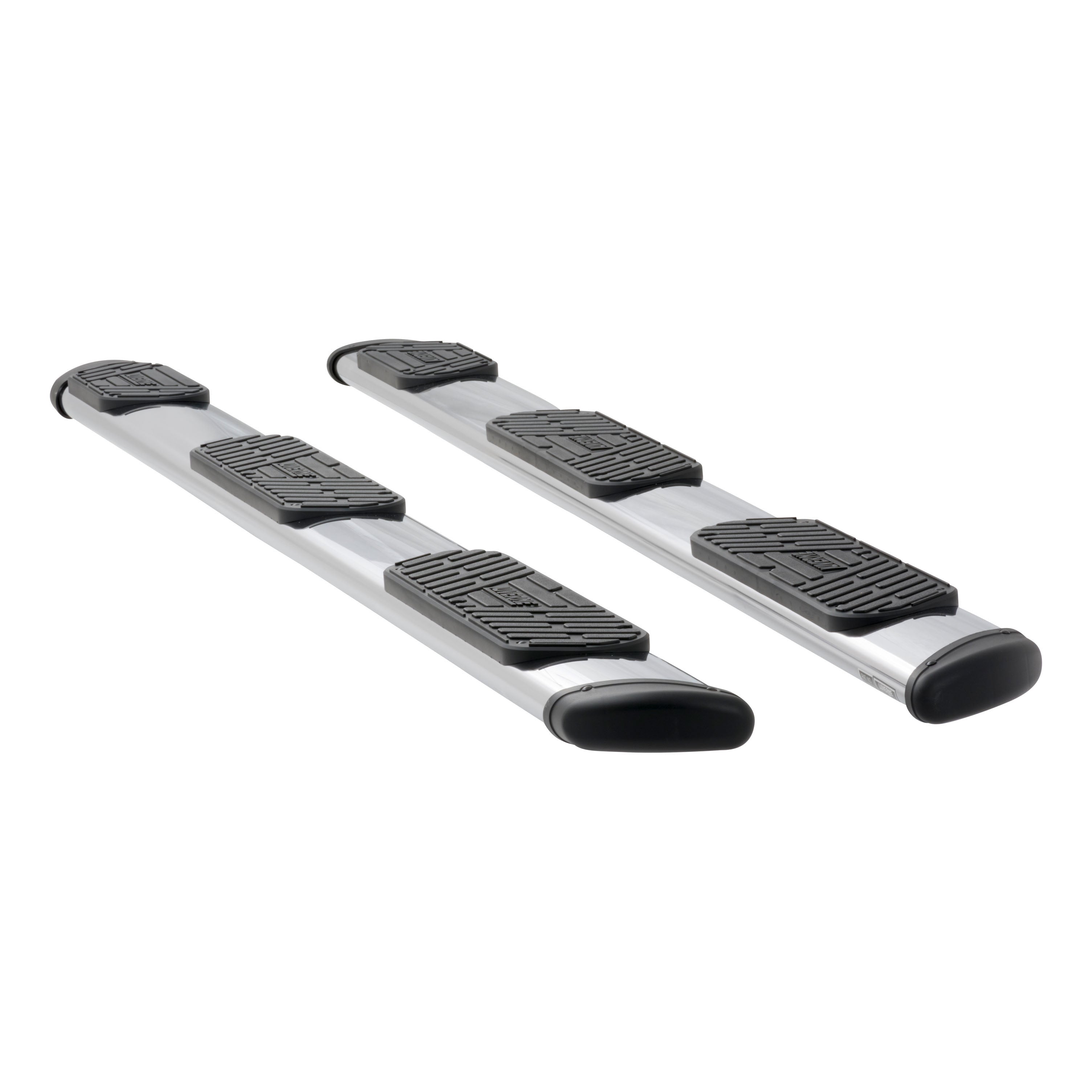 LUVERNE Regal 7 Polished Stainless 114" Oval Side Steps (No Brackets), 2008-2016 Ford F-250/F-350/F-450 Super Duty, 2019-2026 Chevy/GMC Silverado/Sierra 1500, 2019-2026 Ram 2500/3500 & more