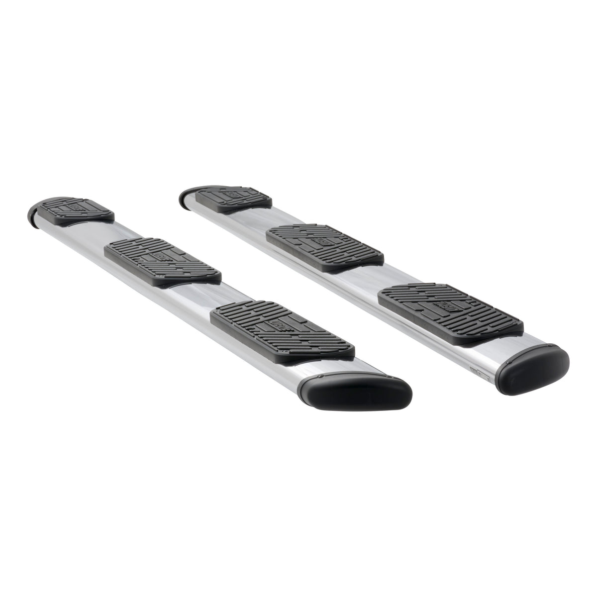 LUVERNE Regal 7 Polished Stainless 114" Oval Side Steps (No Brackets), 2008-2016 Ford F-250/F-350/F-450 Super Duty, 2019-2026 Chevy/GMC Silverado/Sierra 1500, 2019-2026 Ram 2500/3500 & more
