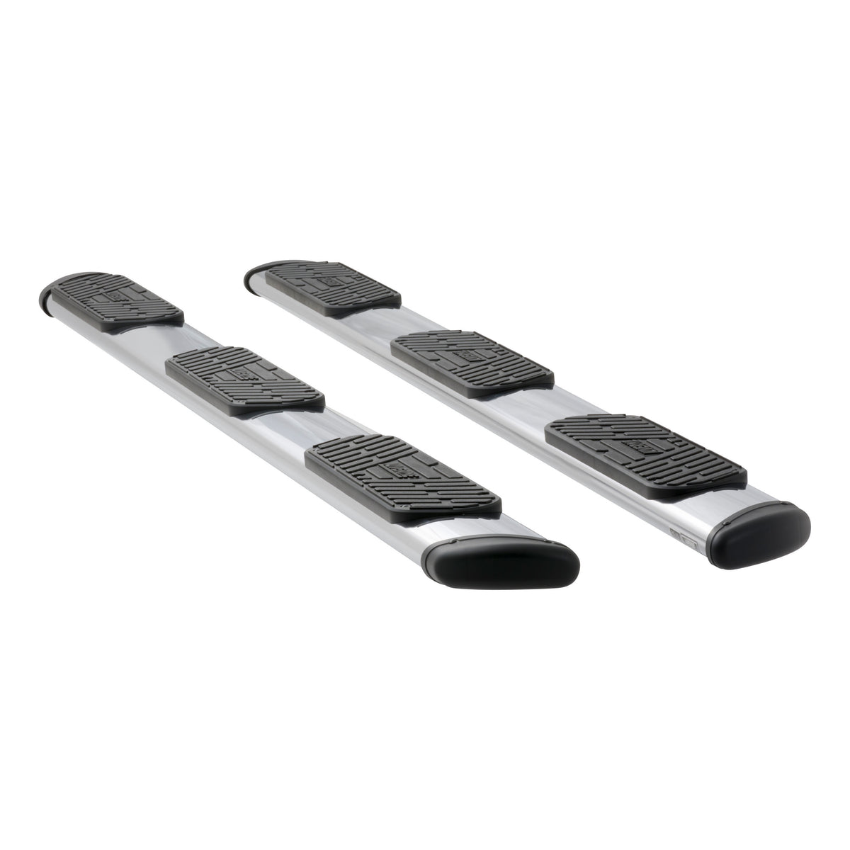 LUVERNE Regal 7 Polished Stainless 125" Oval W2W Steps, 2008-2016 Ford F-250/F-350/F-450 Super Duty