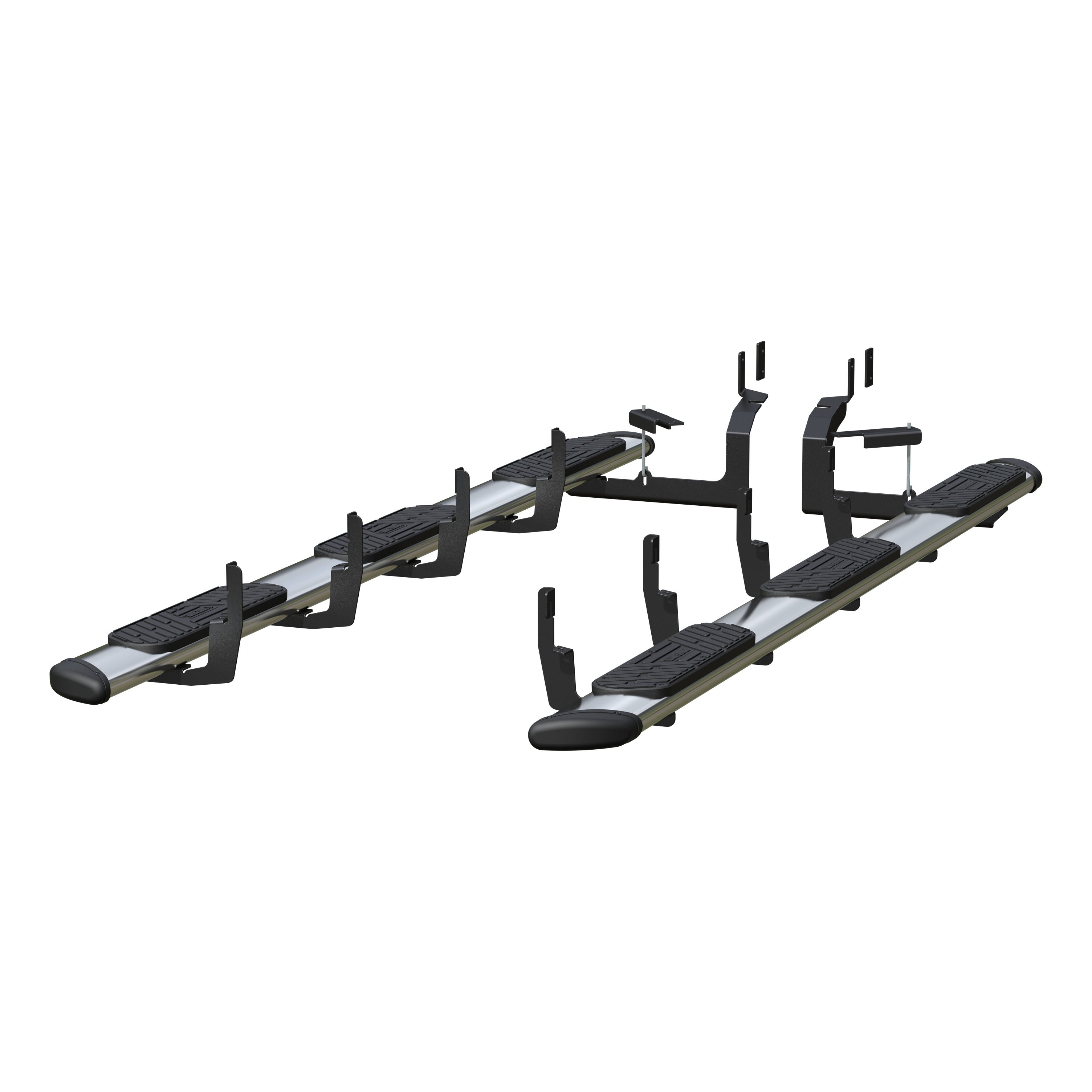 LUVERNE Regal 7 Polished Stainless 125" Oval W2W Steps, 2020-2026 Chevy/GMC Silverado/Sierra 2500HD, 2020-2026 Chevy/GMC Silverado/Sierra 3500HD