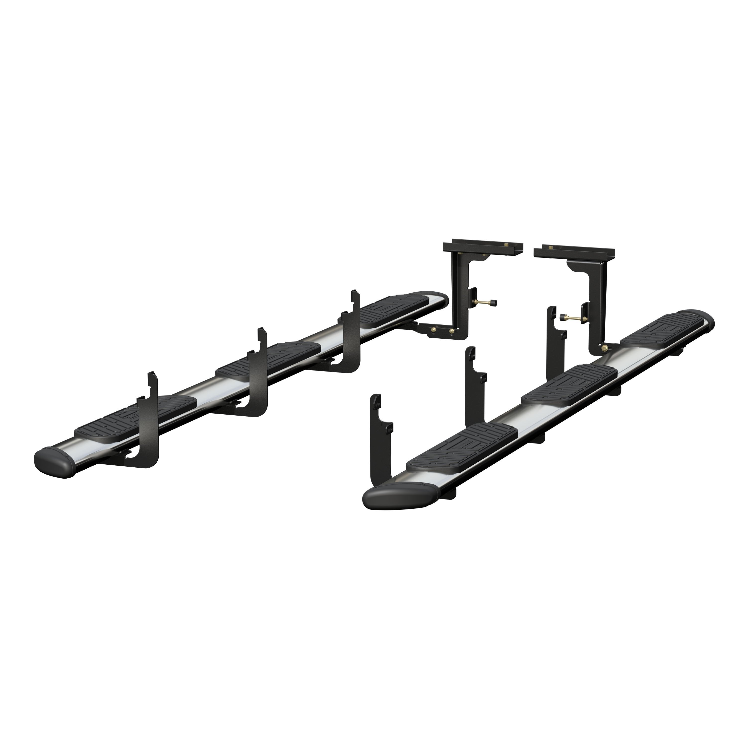 LUVERNE Regal 7 Polished Stainless 125" Oval W2W Steps, 2017-2026 Ford F-250/F-350/F-450 Super Duty