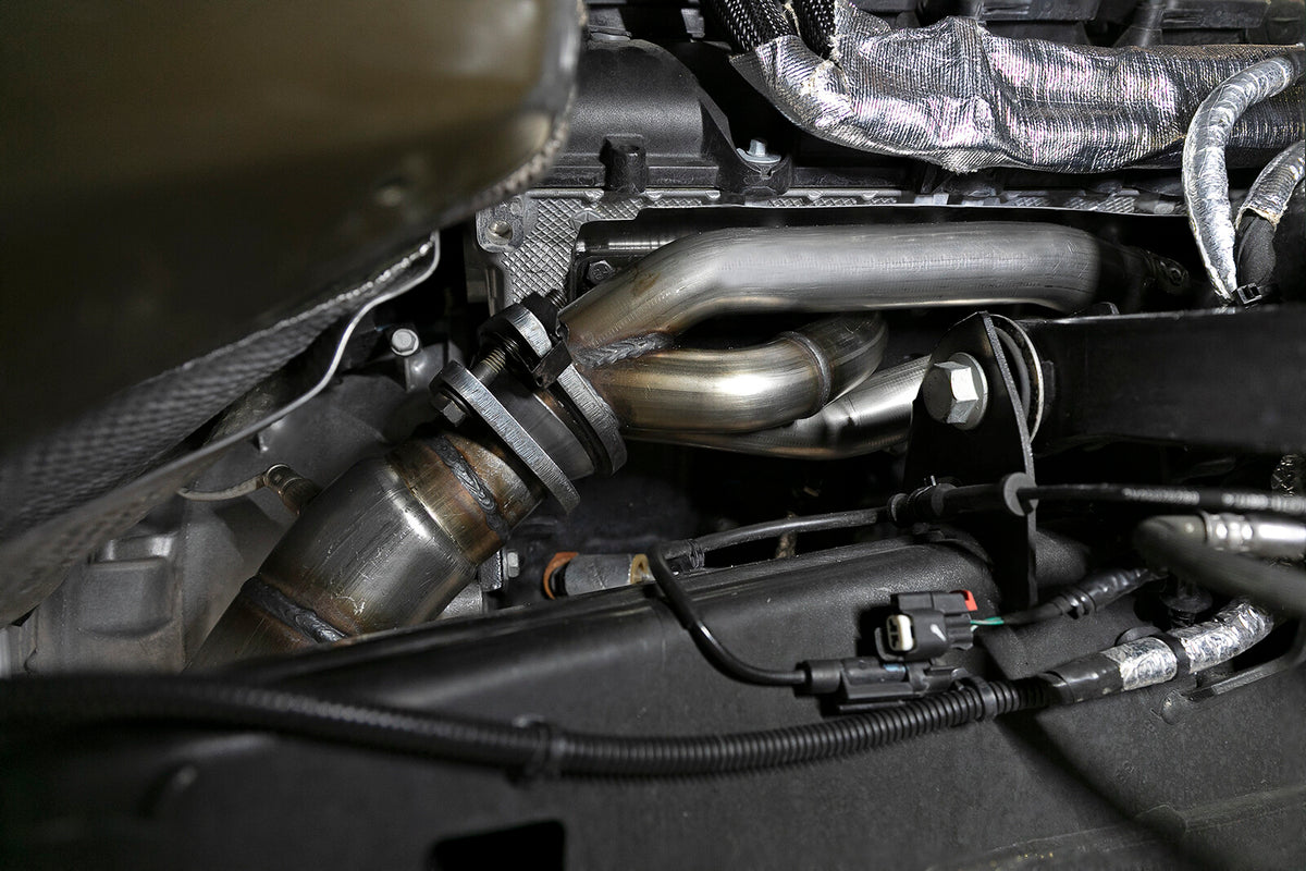 Twisted Steel 304 Stainless Steel Short Tube Header Dodge Ram 1500 (Dt) 19-24 V8-5.7L Hemi