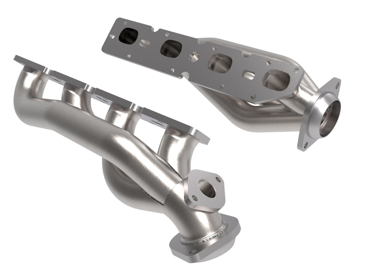 Twisted Steel 304 Stainless Steel Short Tube Header Ram 2500/3500 19-20 V8-6.4L
