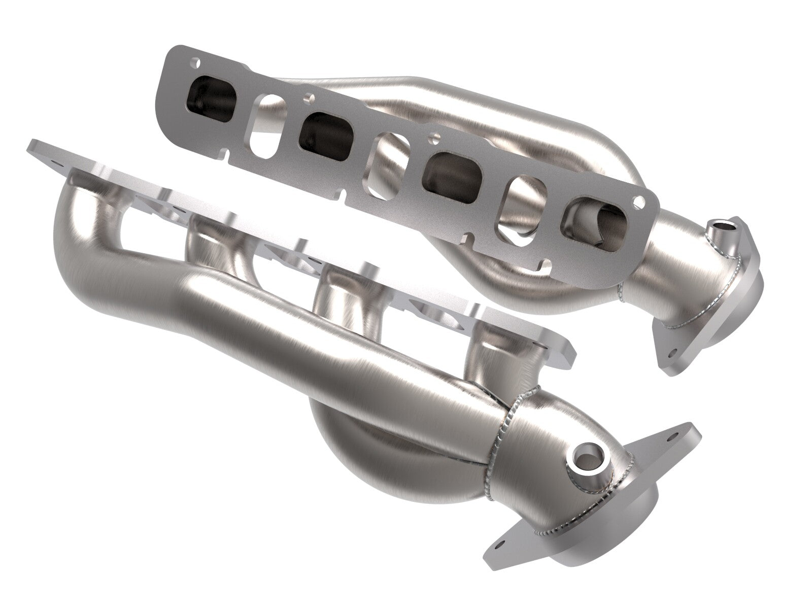 Twisted Steel 1-7/8 Inch 304 Stainless Headers Ram 1500 Trx 21-24 V8-6.2L Supercharged