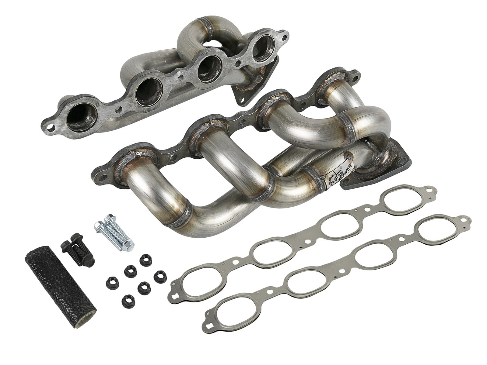 Twisted Steel 1-3/4 Inch 304 Stainless Steel Short Tube Header GM Silverado/Sierra 1500 19-26 V8-5.3L/6.2L