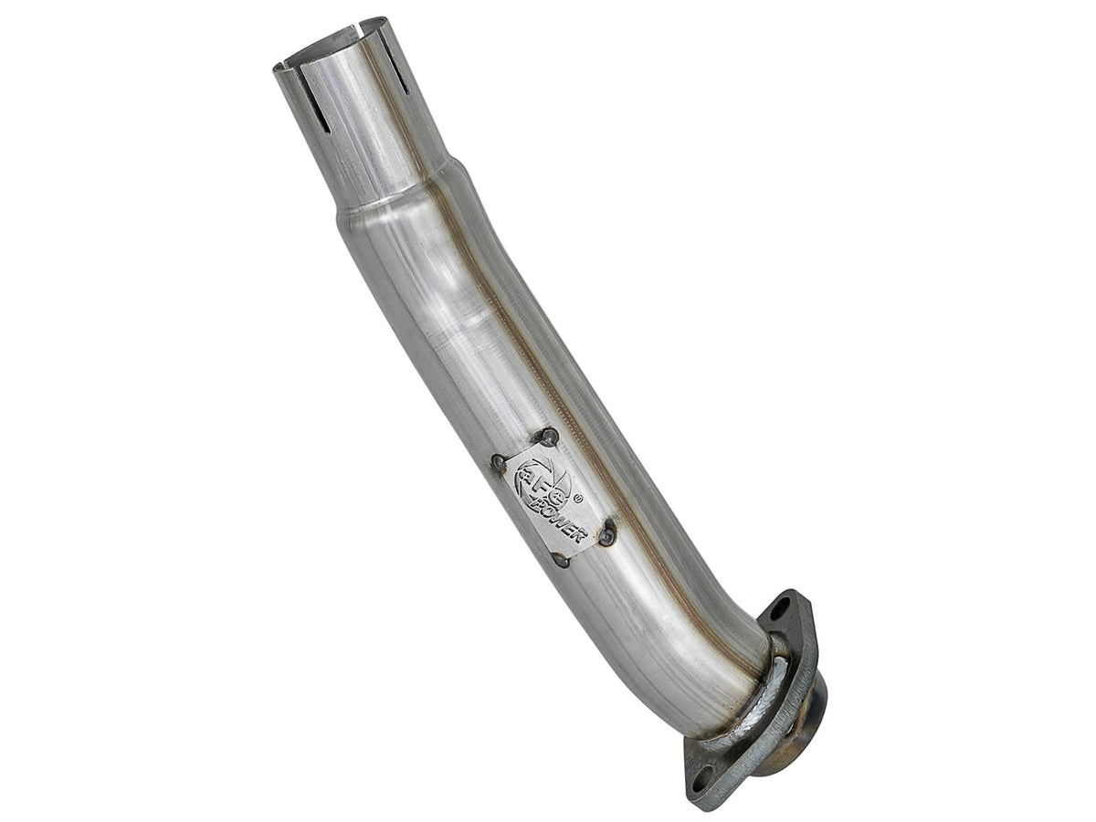 Twisted Steel 2-1/2 Inch 409 Stainless Steel Loop-Delete Downpipe Jeep Wrangler (Jl) 18-26/Gladiator (Jt) 20-26 V6-3.6L