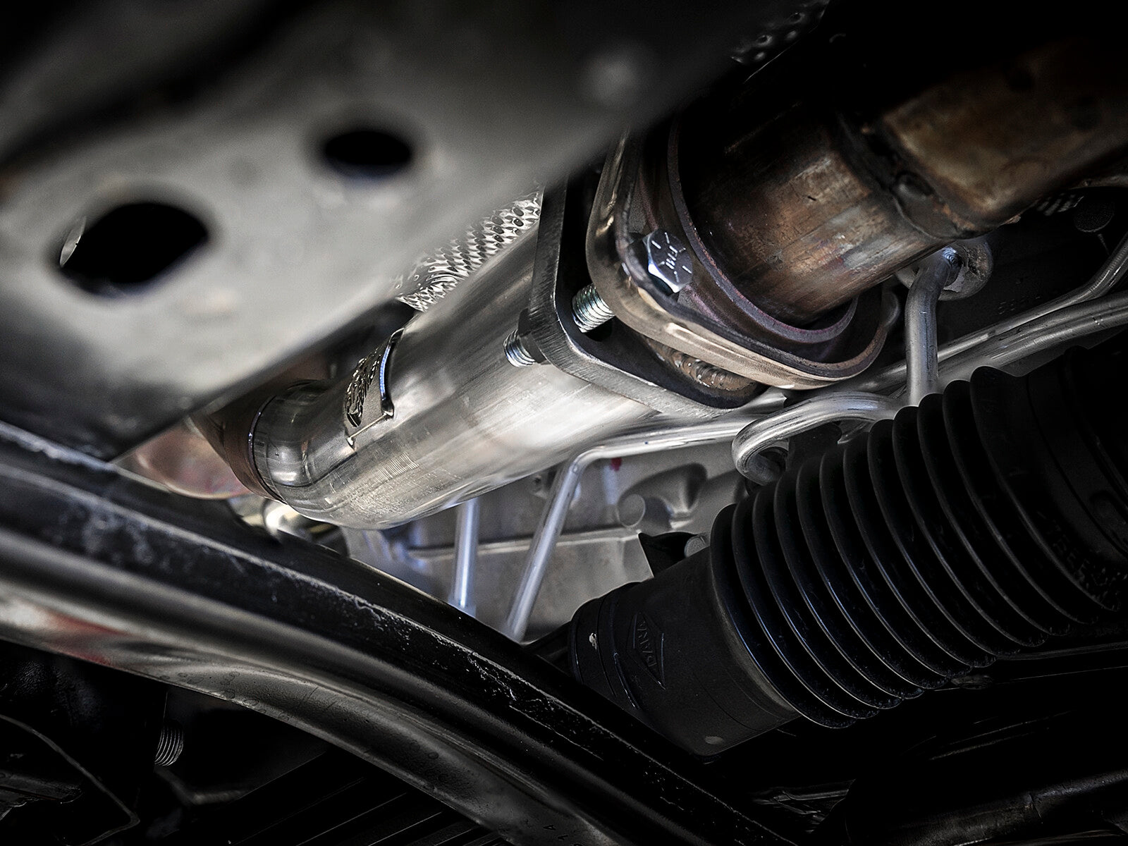 Twisted Steel 2-1/2 Inch 409 Stainless Steel Loop-Delete Downpipe Jeep Wrangler (Jl) 18-26/Gladiator (Jt) 20-26 V6-3.6L