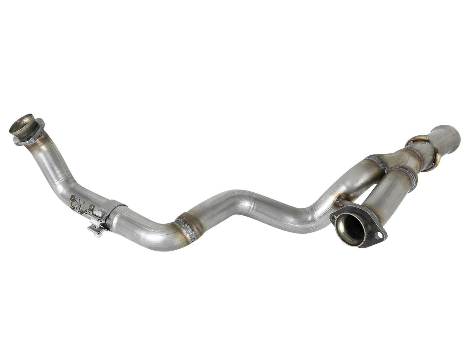 Twisted Steel 2-1/4 Inch to 2-1/2 Inch 409 Stainless Steel Street Series Y-Pipe Jeep Wrangler (Jl) 18-26/Gladiator (Jt) 20-26 V6-3.6L