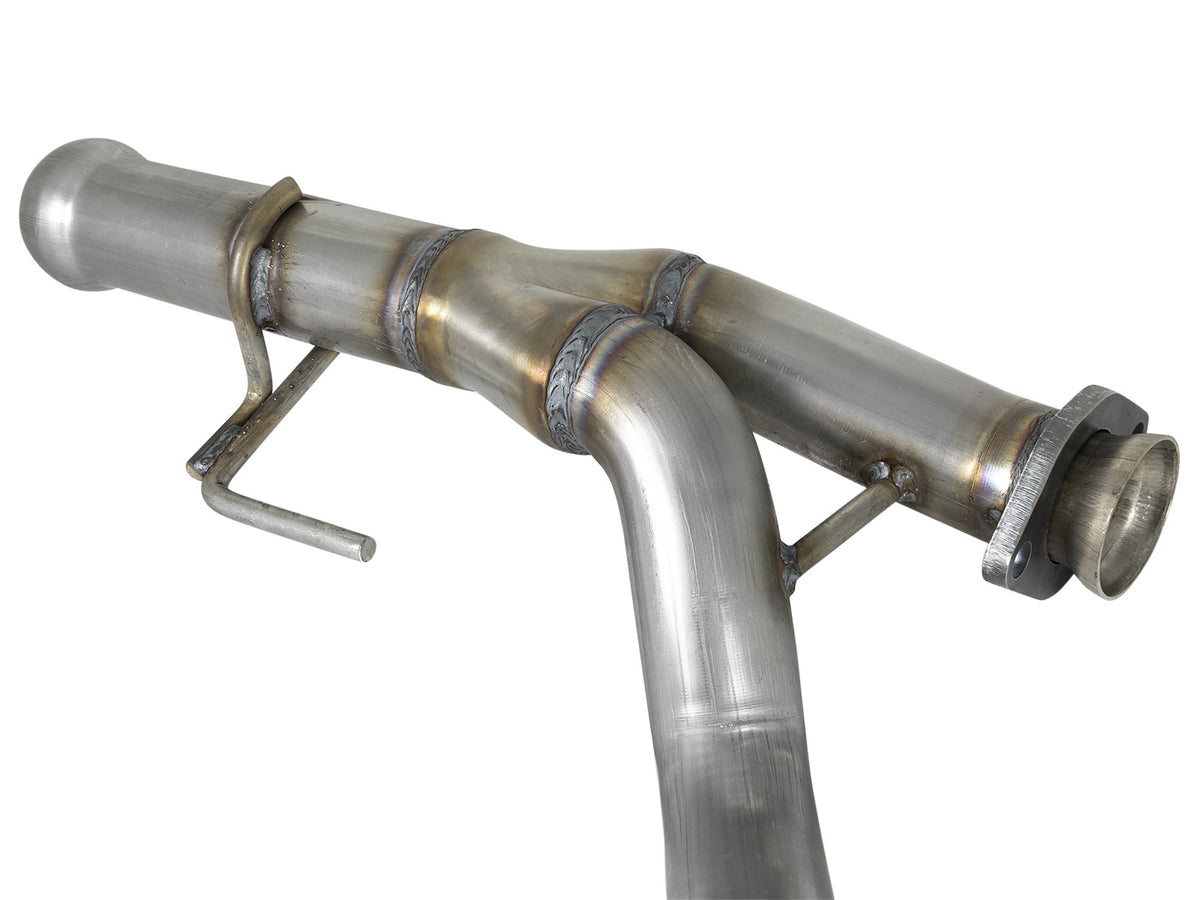 Twisted Steel 2-1/4 Inch to 2-1/2 Inch 409 Stainless Steel Street Series Y-Pipe Jeep Wrangler (Jl) 18-26/Gladiator (Jt) 20-26 V6-3.6L
