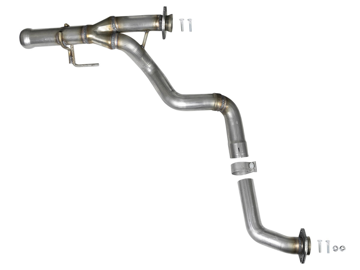 Twisted Steel 2-1/4 Inch to 2-1/2 Inch 409 Stainless Steel Street Series Y-Pipe Jeep Wrangler (Jl) 18-26/Gladiator (Jt) 20-26 V6-3.6L