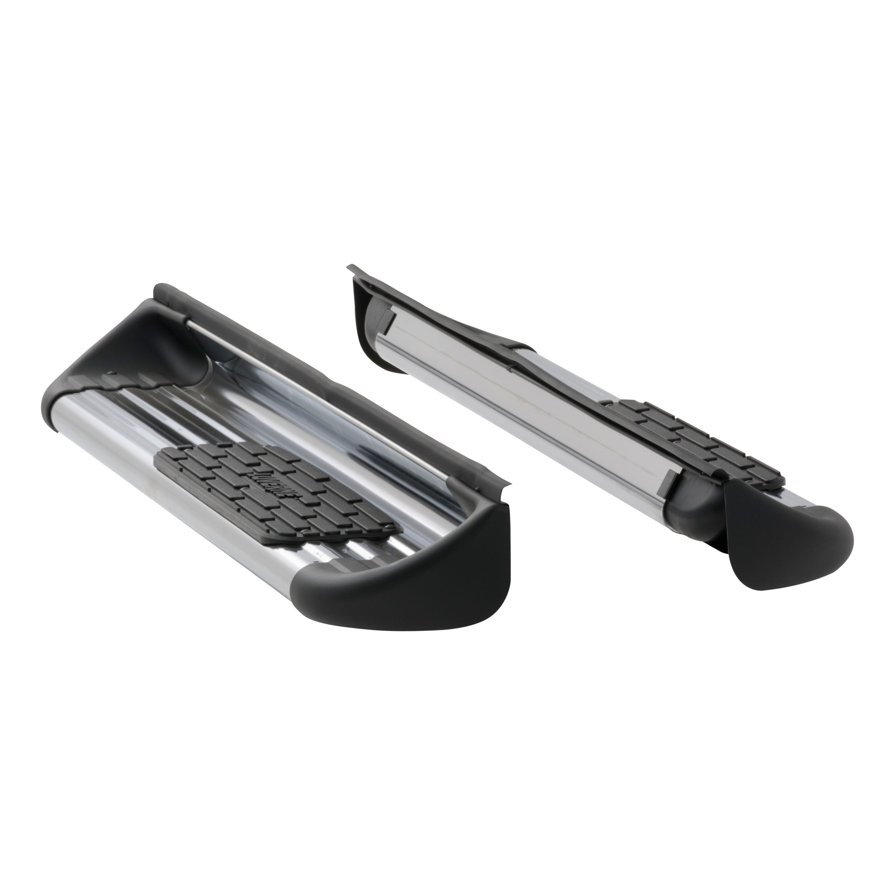 LUVERNE Polished Stainless Steel Side Entry Steps, 2019-2023 Ram 1500, 2019-2026 Ram 2500/3500