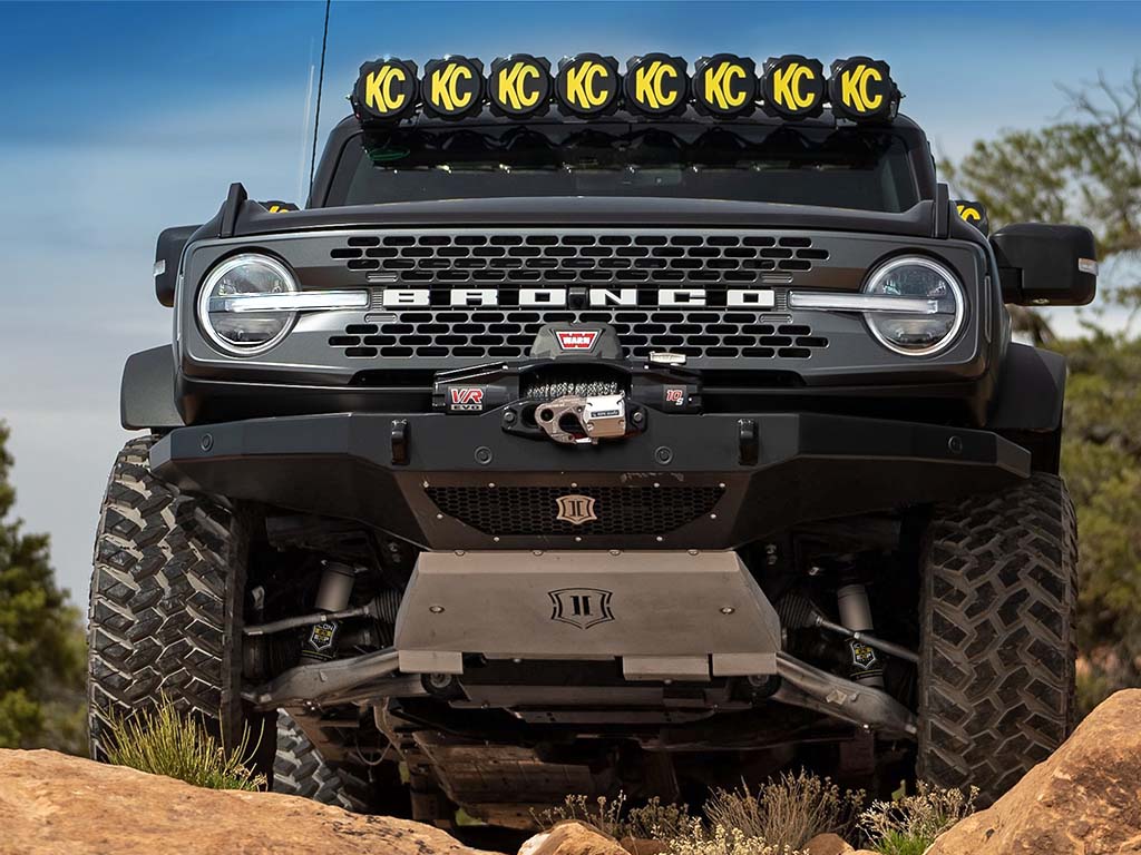 2021-2023 Ford Bronco Hoss 2.0 Pkg Front 0-2 Inch Lift 2.5 Exp Series Coilover Icon Vehicle Dynamics