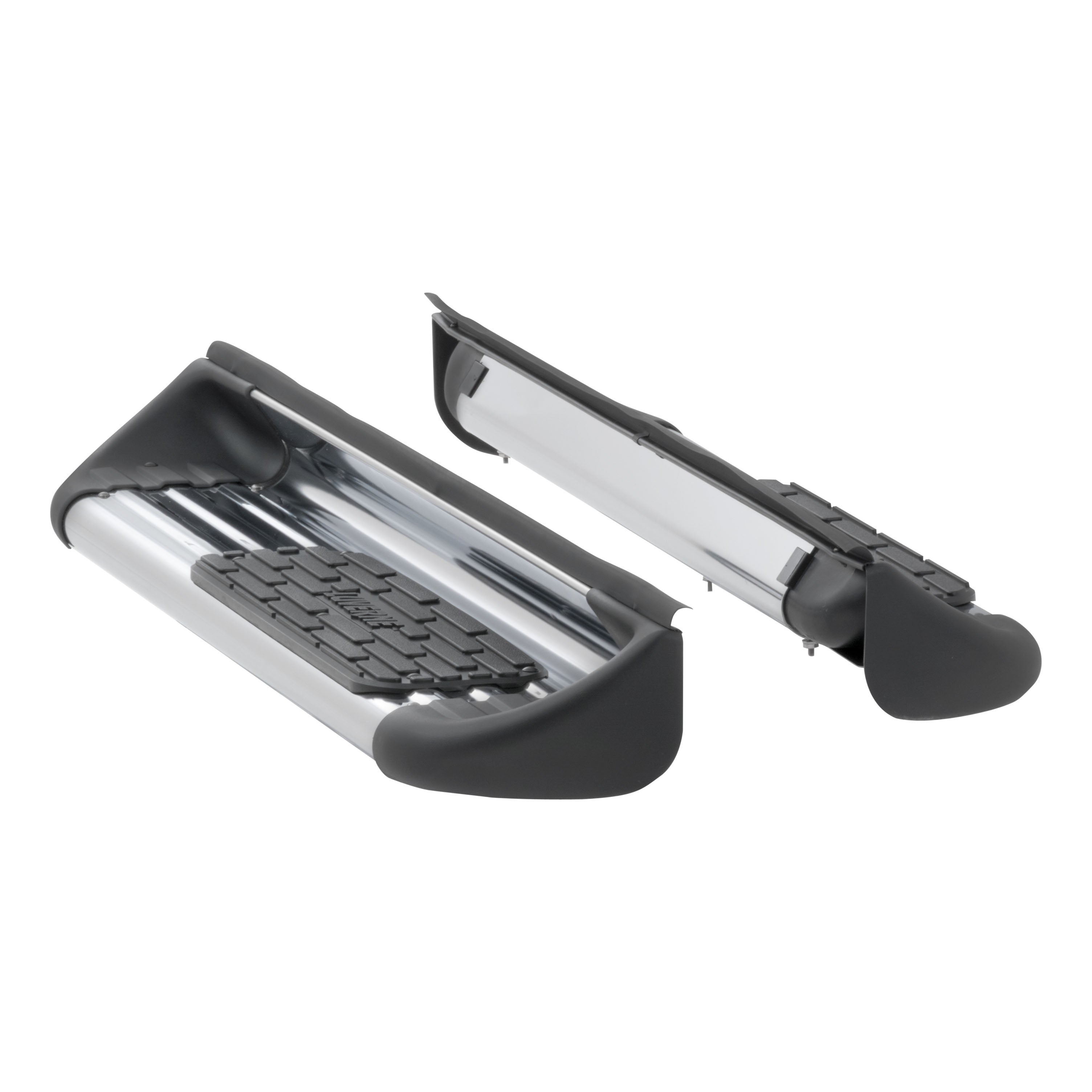 LUVERNE Polished Stainless Steel Side Entry Steps, 1999-2016 Ford F-250/F-350/F-450 Super Duty