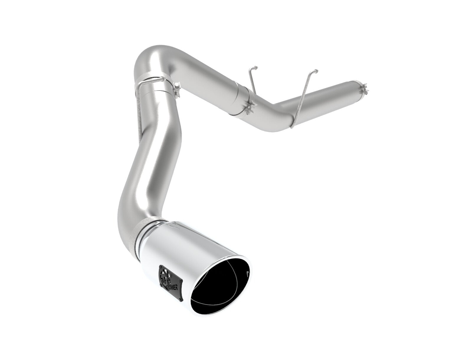 Atlas 5 Inch Aluminized Steel DPF-Back Exhaust System Ram Diesel Trucks 19-26 L6-6.7L Turbo Diesel Crew Cab, Long Bed 8 Foot Box, 169 Inch Wheelbase