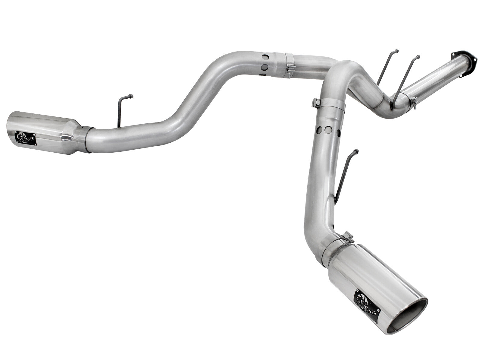 Atlas 4 Inch Aluminized Steel Dpf-Back Exhaust System Ford Diesel Trucks 11-14 V8-6.7L Turbo Diesel