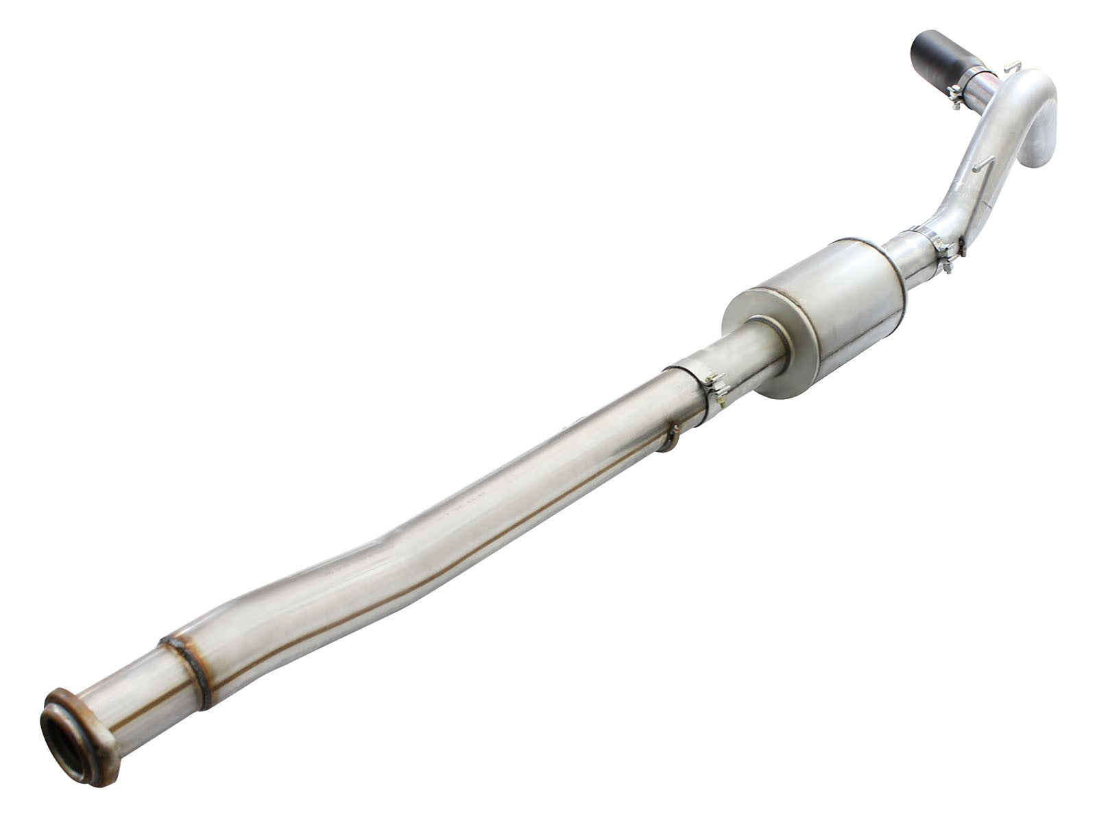 Atlas 4 Inch Aluminized Steel Cat-Back Exhaust System w/ Muffler Ford F-150 15-20 V6-2.7L/3.5L Twin Turbo