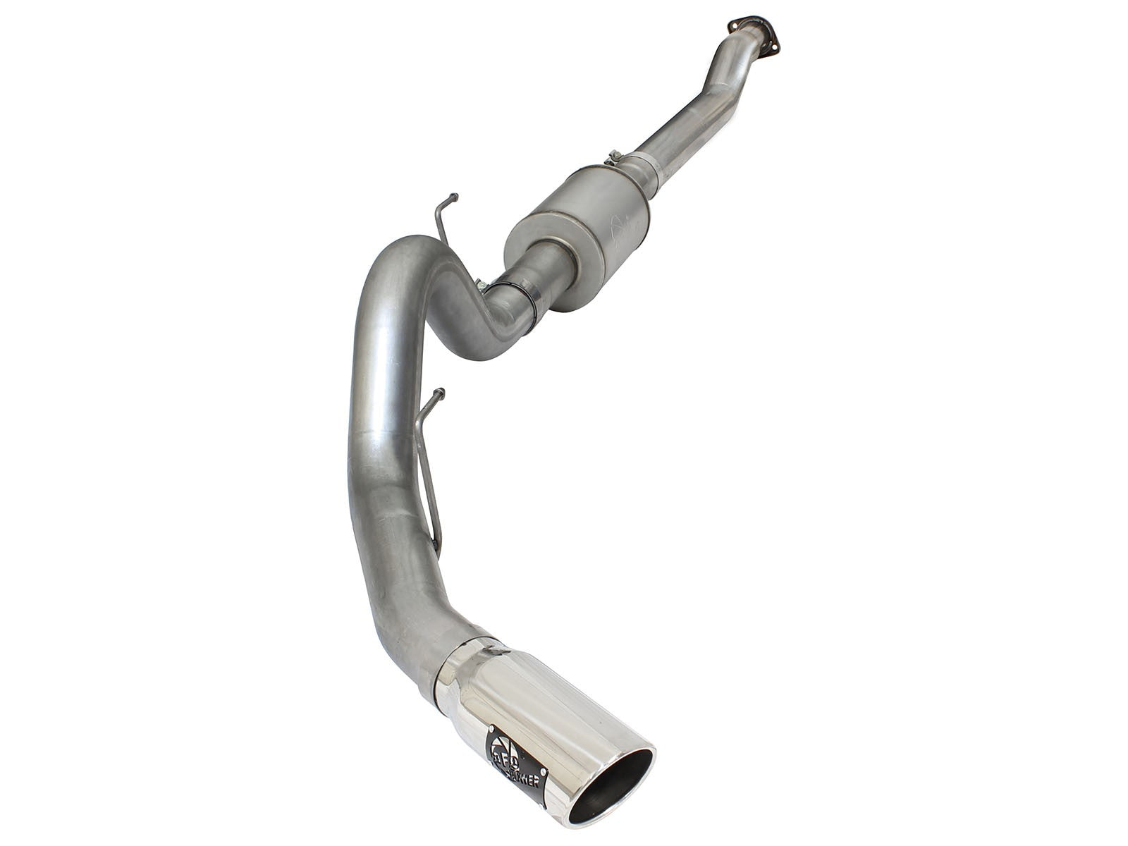 Atlas 4 Inch Aluminized Steel Cat-Back Exhaust System w/ Muffler Ford F-150 15-20 V6-2.7L/3.5L Twin Turbo
