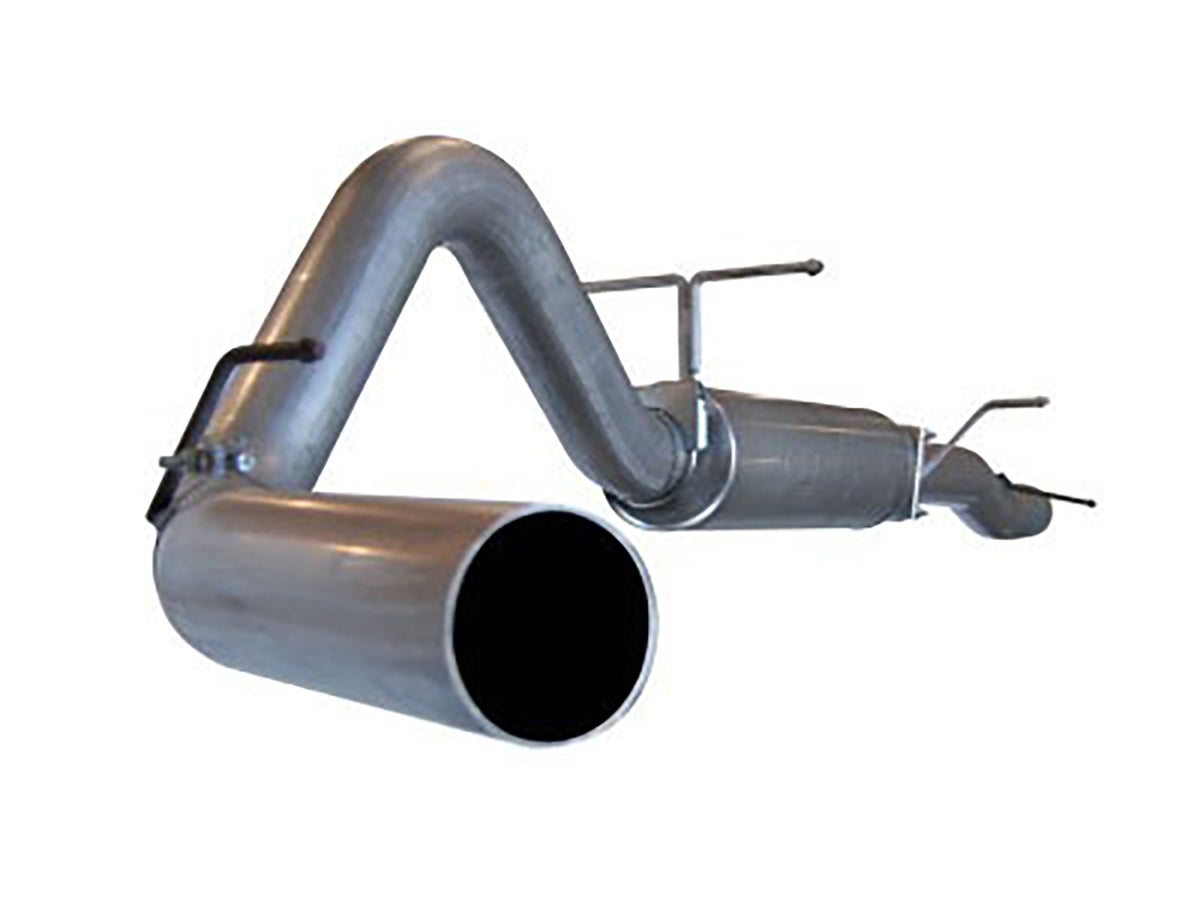 Large Bore-HD 4 Inch 409 Stainless Steel Cat-Back Exhaust System w/o Tip Ford Diesel Trucks 03-07 V8-6.0L Turbo Diesel