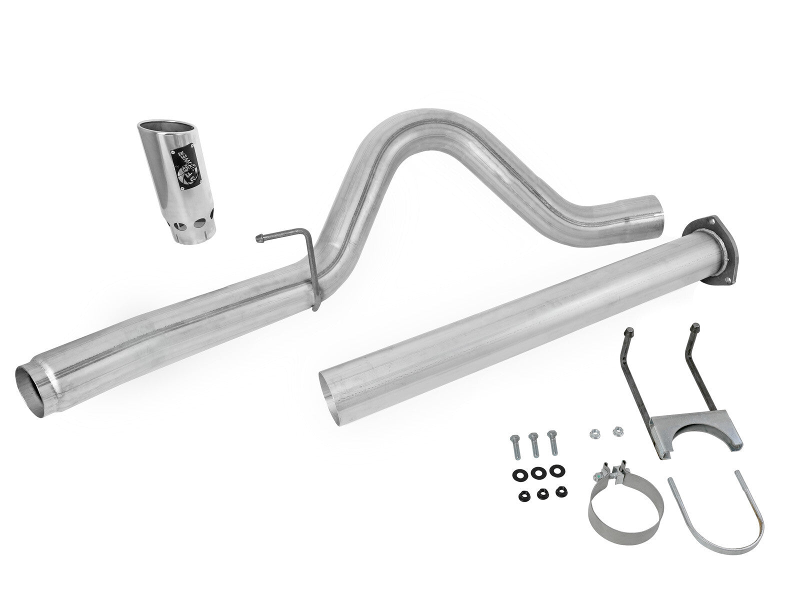 Large Bore-HD 4 Inch 409 Stainless Steel Dpf-Back Exhaust System Ford Diesel Trucks 11-14 V8-6.7L Turbo Diesel 49-13028